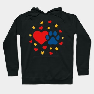 Pet Love Illustration Hoodie